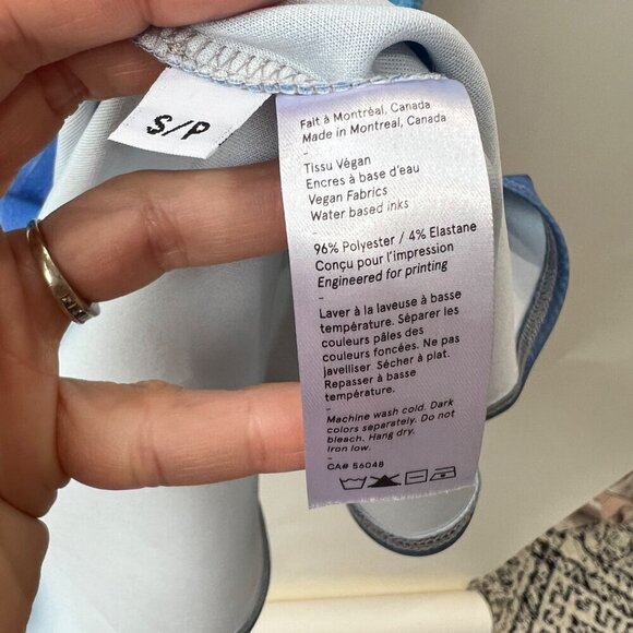 Le Galeriste wearable art Felicia dress, blue, Size S/M - Picture 8 of 8